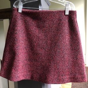 Red/Black/White Topshop Mini Skirt